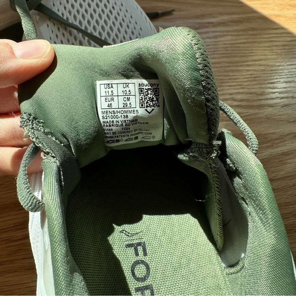 Saucony Men’s Running Shoes Ride 18, like new - Picture 7 of 7
